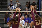 VB vs RIC  Wheaton Women's Volleyball vs Rhode Island College. - Photo by Keith Nordstrom : Wheaton, Volleyball, VB